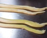 秋の味覚☆旬のマコモと山のキノコの味噌汁作り方4写真