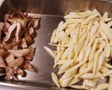 秋の味覚☆旬のマコモと山のキノコの味噌汁作り方8写真