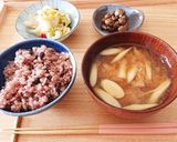秋の味覚☆旬のマコモと山のキノコの味噌汁作り方14写真