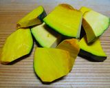●かぼちゃと小松菜の煮物●作り方1写真