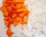 簡単♡鮭と水菜のクリームパスタ♡作り方2写真