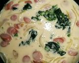 簡単☆市販のポタージュでクリームパスタ作り方3写真