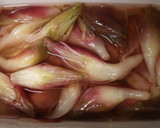 簡単♪美味♪甘酢漬け茗荷とトマトの和え物作り方2写真