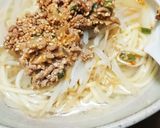肉味噌を使って汁あり担々麺☆作り方3写真