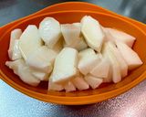 レンジで簡単☆梨のコンポート作り方1写真