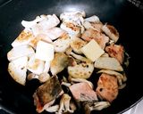 鮭と山芋のバター醤油炒め作り方6写真