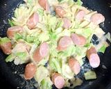 ウィンナーとキャベツの味噌マヨ炒め作り方5写真