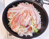 キャベツと豚バラの土鍋蒸し作り方2写真