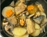 切り昆布使ってみました！！鮭と大根の煮物作り方3写真
