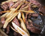 【絶品】一品！牛肉ごぼう作り方4写真