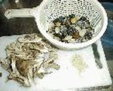 あさりと舞茸の白ワイン蒸し作り方1写真