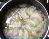 即席！カレー卵スープ作り方1写真