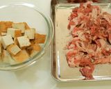 簡単。厚揚げと豚こま切れ肉のピリ辛炒め!作り方3写真