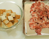 簡単。厚揚げと豚こま切れ肉のピリ辛炒め！作り方3写真