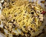 豚肉と高菜のパスタ作り方8写真