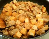 簡単。厚揚げと豚こま切れ肉のピリ辛炒め!作り方7写真