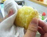 ☆簡単！蒸かしジャガイモの皮のむき方☆作り方4写真
