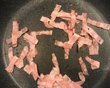 れんこんとベーコンのペペロンチーノ炒め作り方3写真