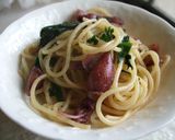ホタルイカのペペロンチーノ作り方5写真