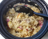 さつまいもと豚肉の味噌マヨ炊き込みご飯作り方5写真