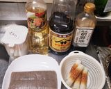 こんにゃくとちくわの甘辛煮作り方1写真