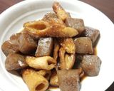 こんにゃくとちくわの甘辛煮作り方21写真