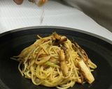 *松茸とさきいかの和風パスタ*作り方6写真