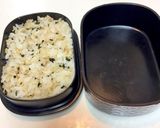 おばけちゃん海苔弁当　ハロウィン　詰め方作り方1写真