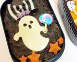 おばけちゃん海苔弁当　ハロウィン　詰め方作り方2写真