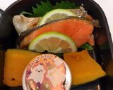 おばけちゃん海苔弁当　ハロウィン　詰め方作り方5写真