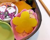 おばけちゃん海苔弁当　ハロウィン　詰め方作り方6写真