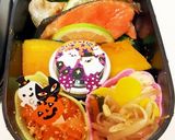 おばけちゃん海苔弁当　ハロウィン　詰め方作り方7写真