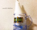 ジャストフィット!裏技!生クリーム置き作り方1写真