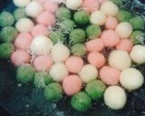 お豆腐と白玉粉を使って簡単三色団子♪作り方7写真