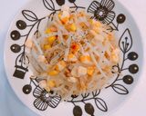 カンタンもやし&コーンバター炒め+ラー油作り方4写真