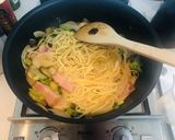 つゆボナーラ アレンジ編☆作り方5写真