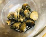 あさりとしめじのトマトソース蒸し作り方1写真