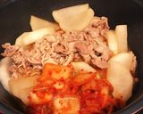 誰でも簡単に♪大根と豚肉のキムチ煮作り方6写真