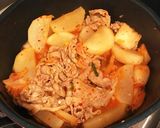誰でも簡単に♪大根と豚肉のキムチ煮作り方7写真