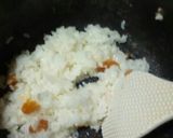 鮭フレーク&ワカメ&梅干しおむすび作り方1写真