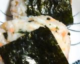 鮭フレーク&ワカメ&梅干しおむすび作り方4写真