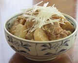 鶏もも肉と大根とこんにゃくの味噌煮作り方7写真