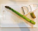 アスパラとベーコンとしめじの和風パスタ作り方2写真