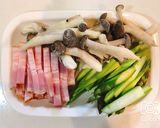 アスパラとベーコンとしめじの和風パスタ作り方3写真