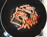 アスパラとベーコンとしめじの和風パスタ作り方6写真