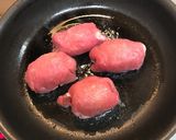れんこんと豚肉の巻き巻き作り方4写真