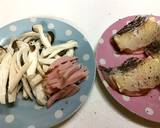 鯛とキノコのカレー風味ダブルチーズ焼き作り方5写真