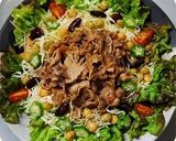 野菜モリモリ！ 甘辛牛肉のっけサラダ作り方6写真