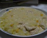 鶏肉のコ−ン・クリ−ム蒸し物作り方22写真