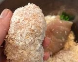 簡単くるくるササミフライ✨パン粉だけ〜作り方9写真